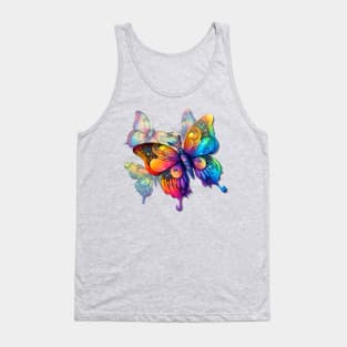 Rainbow Butterflies Tank Top